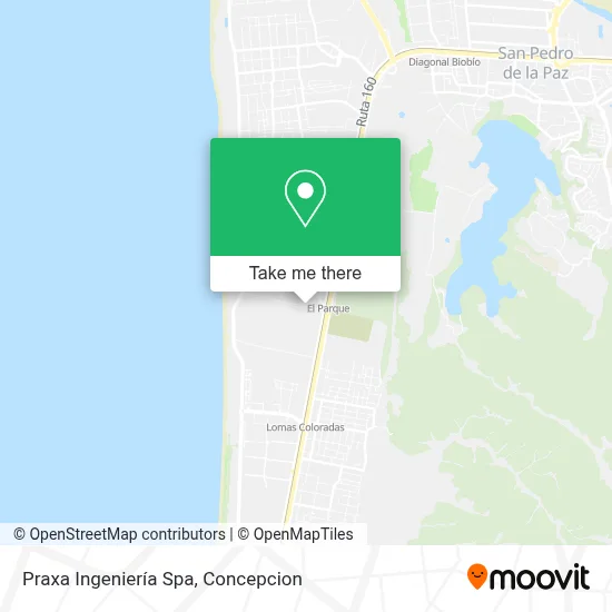 Praxa Ingeniería Spa map