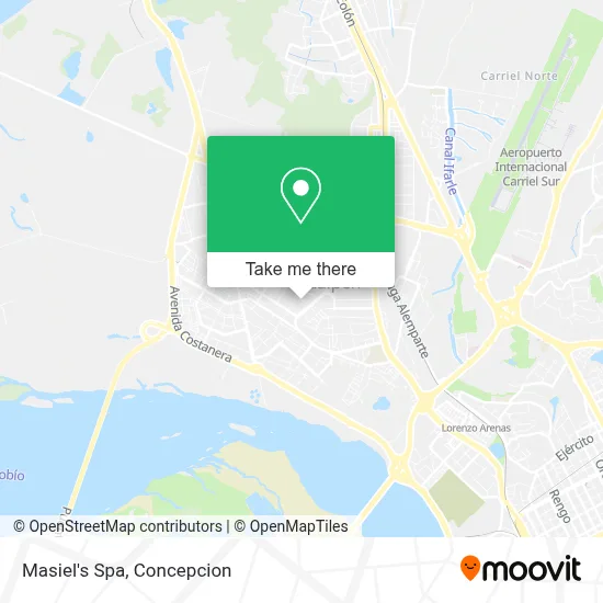 Masiel's Spa map