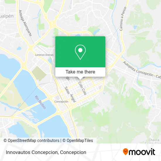 Innovautos Concepcion map