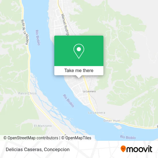 Delicias Caseras map