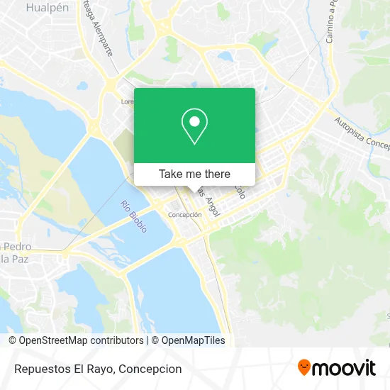 Repuestos El Rayo map