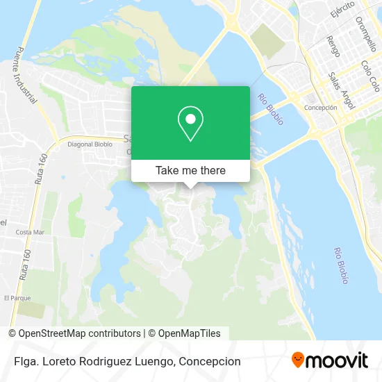 Flga. Loreto Rodriguez Luengo map