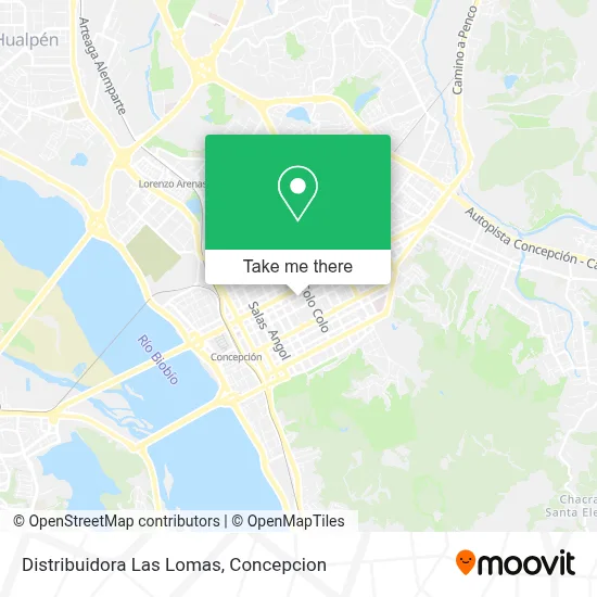 Distribuidora Las Lomas map