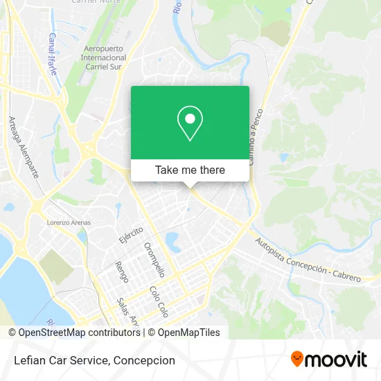Lefian Car Service map