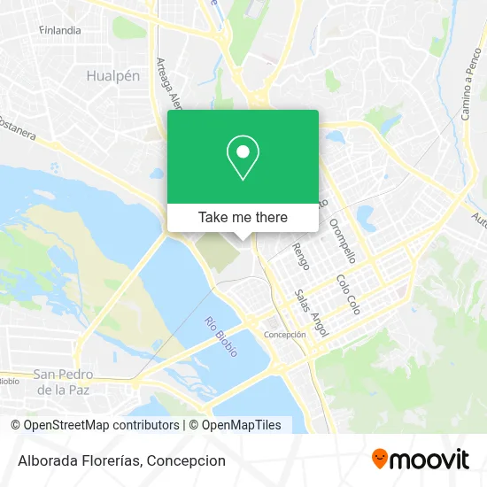 Alborada Florerías map