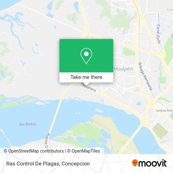 Ras Control De Plagas map