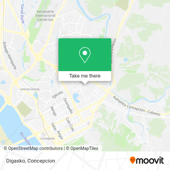 Digasko map