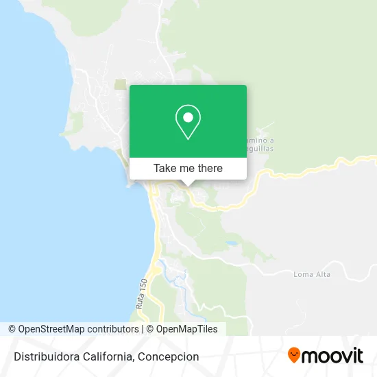 Distribuidora California map