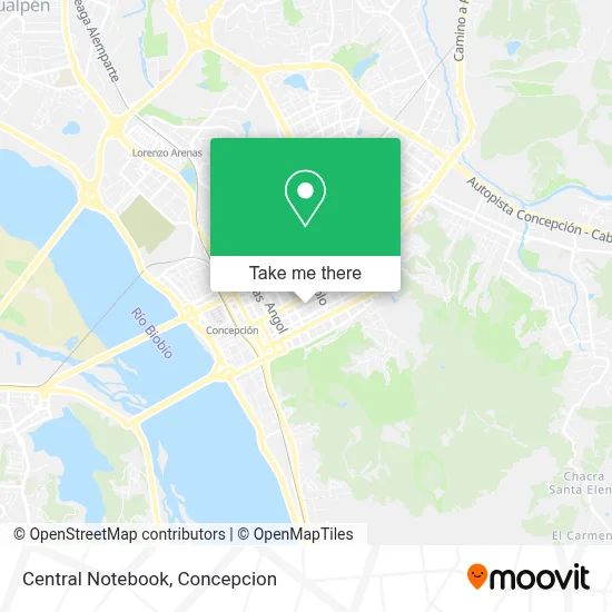 Central Notebook map