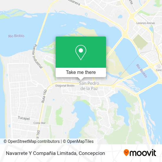 Navarrete Y Compañia Limitada map