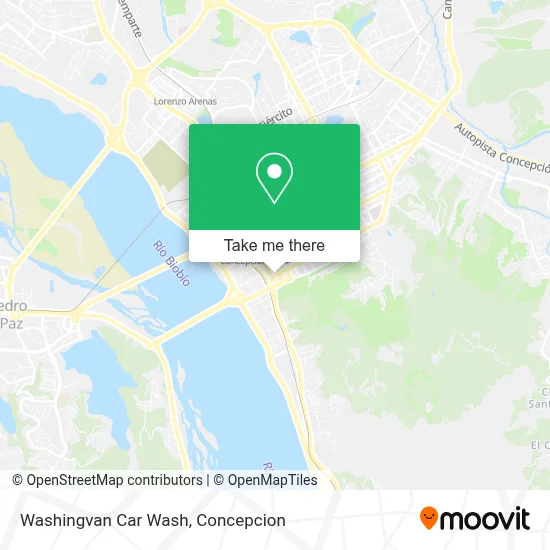 Washingvan Car Wash map
