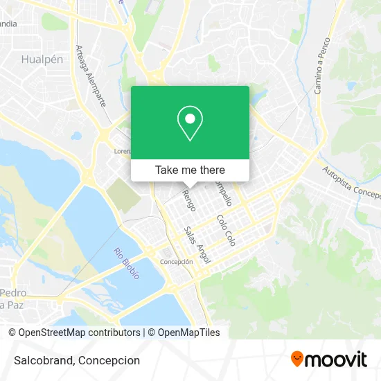Salcobrand map