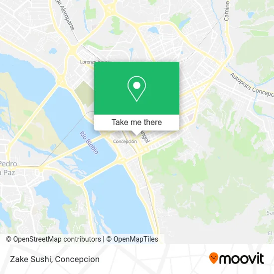 Zake Sushi map