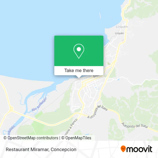 Restaurant Miramar map