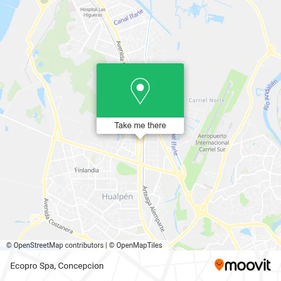 Ecopro Spa map