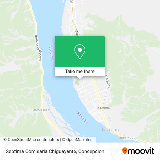 Septima Comisaria Chiguayante map