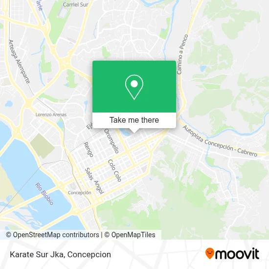Karate Sur Jka map