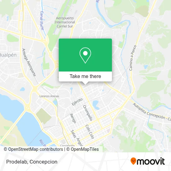 Prodelab map