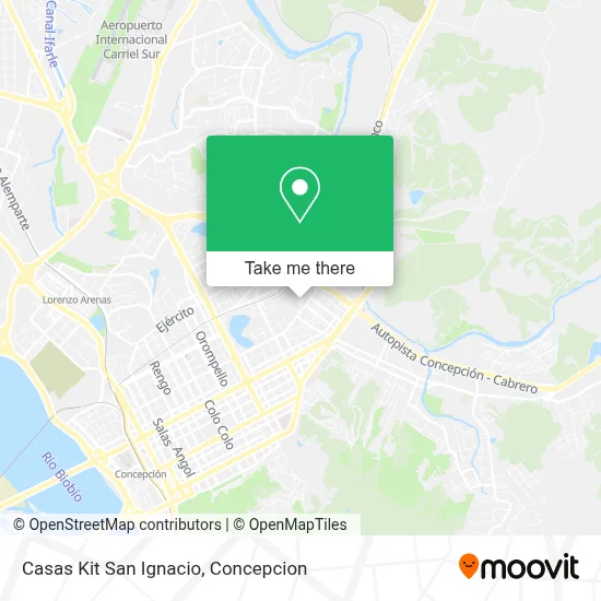 Casas Kit San Ignacio map