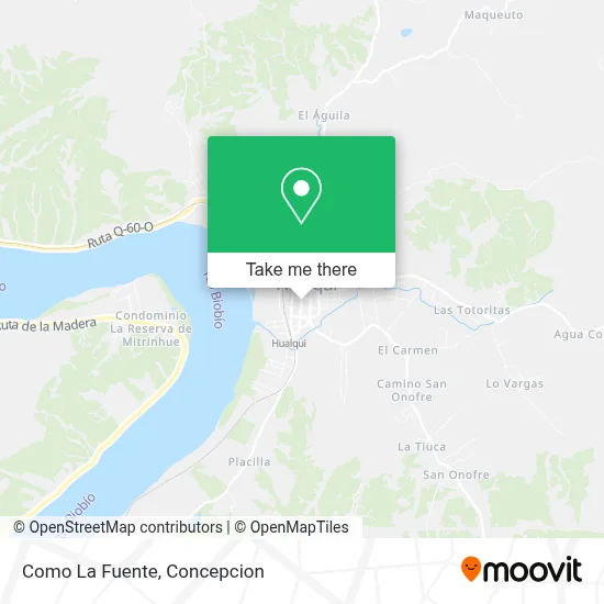 Como La Fuente map