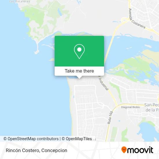 Rincón Costero map