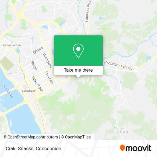 Craki Snacks map