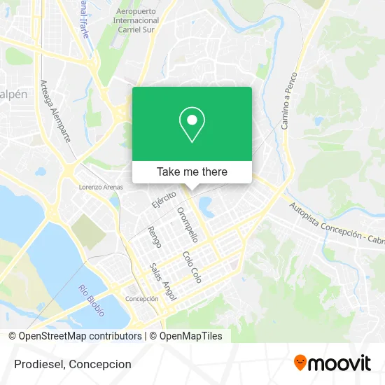 Prodiesel map
