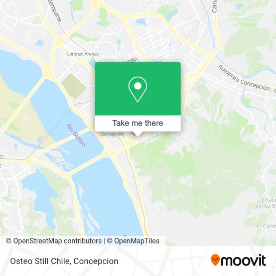 Osteo Still Chile map