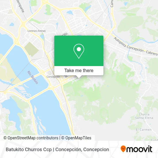 Batukito Churros Ccp | Concepción map