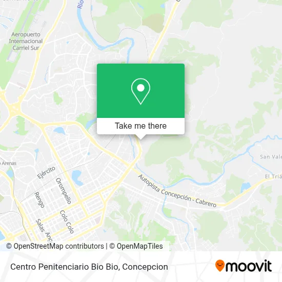Centro Penitenciario Bio Bio map