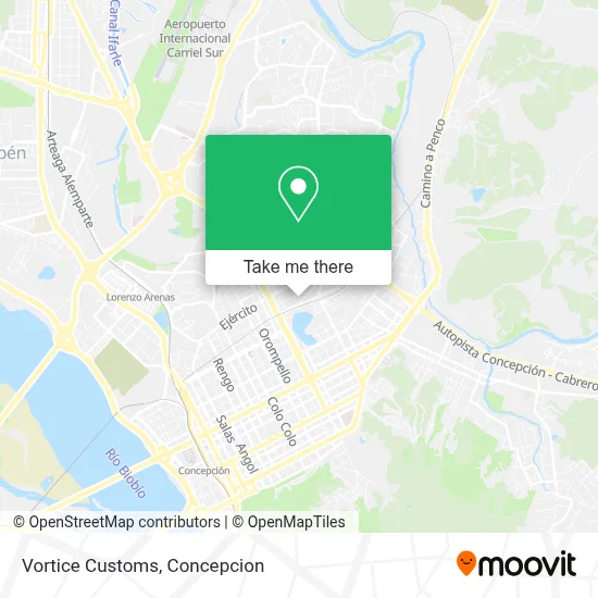 Vortice Customs map
