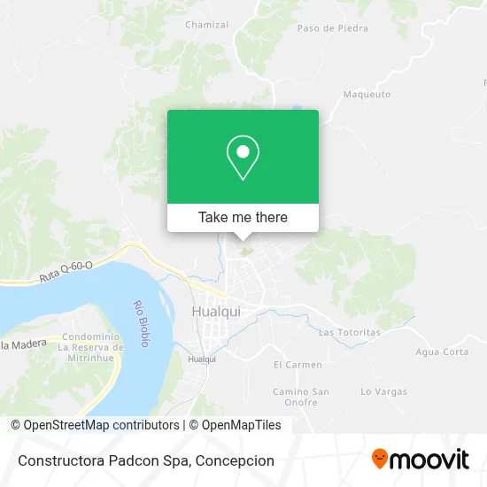Constructora Padcon Spa map