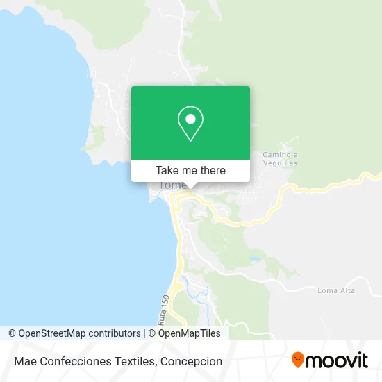 Mae Confecciones Textiles map