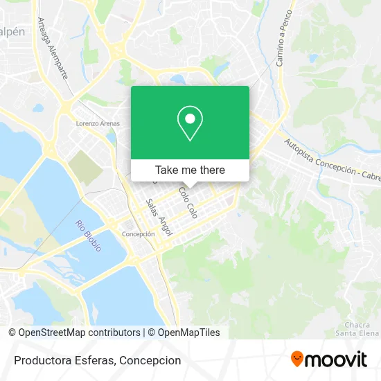 Productora Esferas map