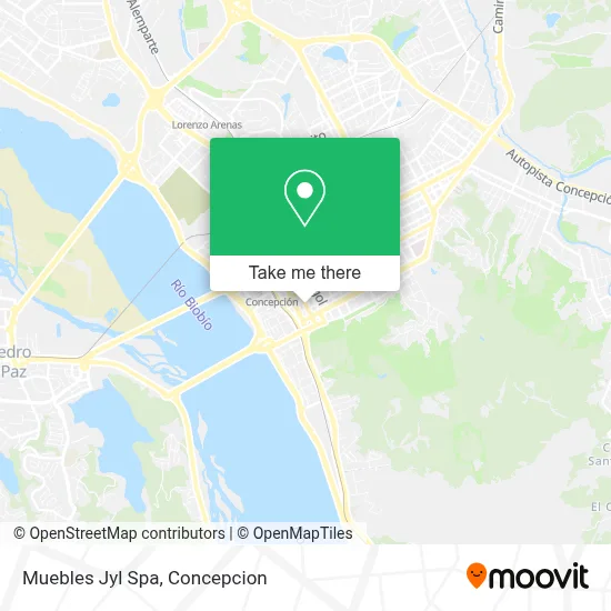 Muebles Jyl Spa map