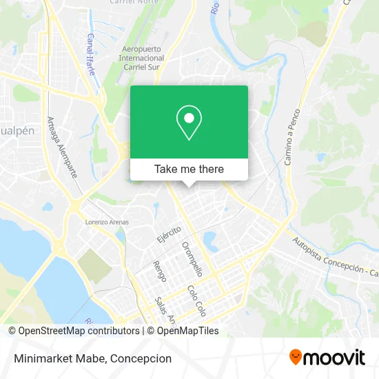 Minimarket Mabe map