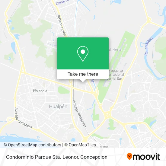 Condominio Parque Sta. Leonor map