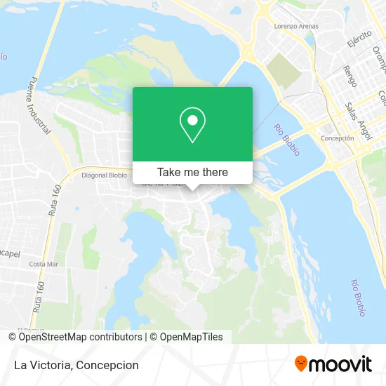 La Victoria map