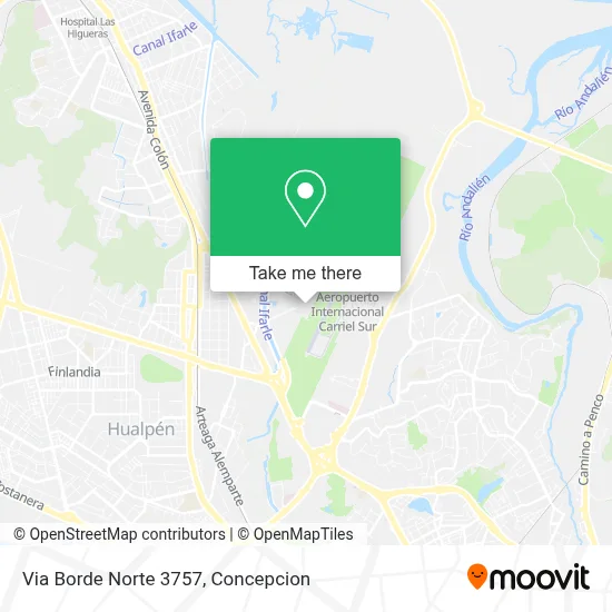 Via Borde Norte 3757 map