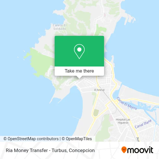 Ria Money Transfer - Turbus map