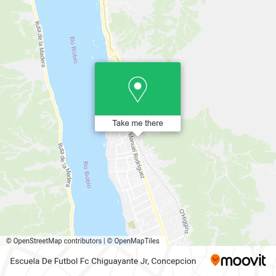 Escuela De Futbol Fc Chiguayante Jr map