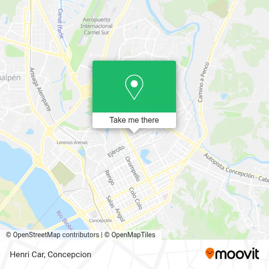 Henri Car map