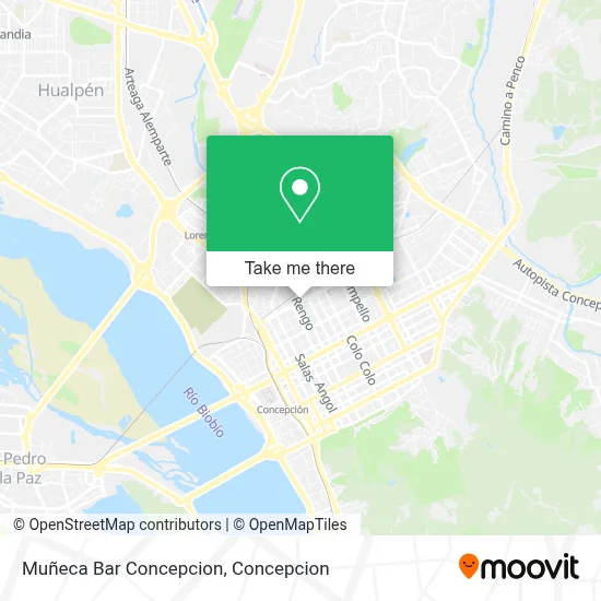 Muñeca Bar Concepcion map