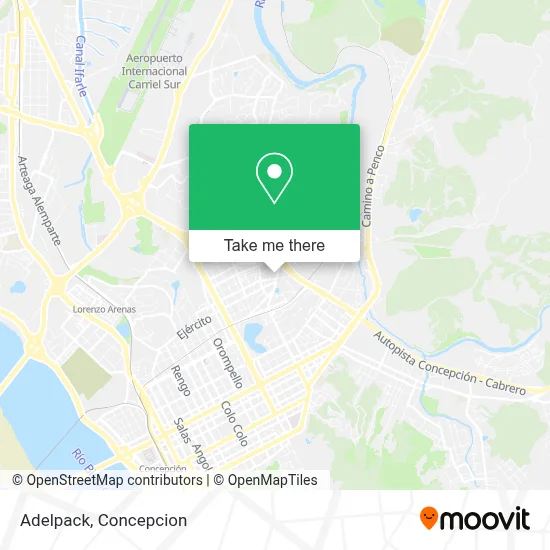 Adelpack map