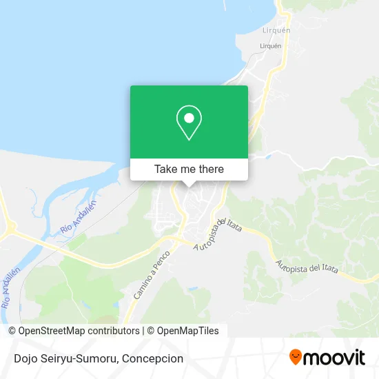 Dojo Seiryu-Sumoru map