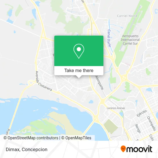 Dimax map