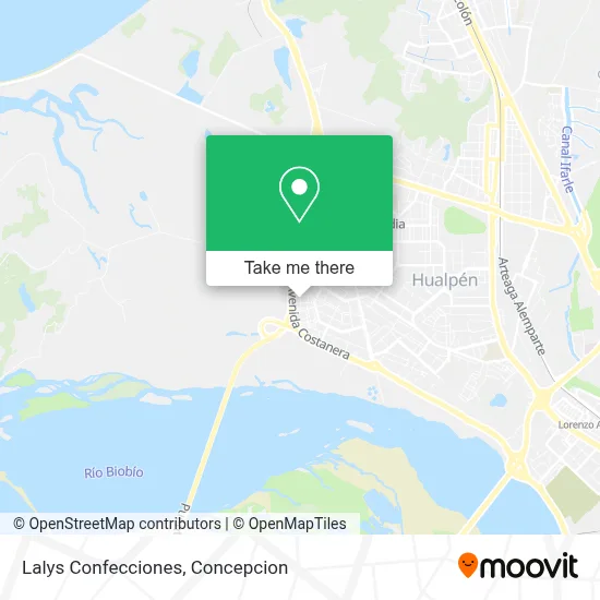 Lalys Confecciones map