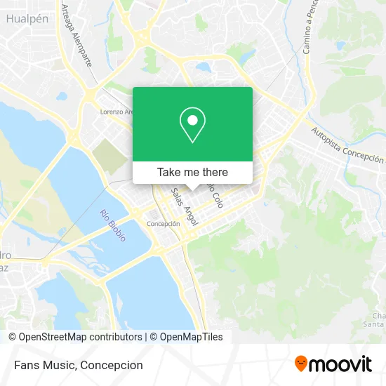 Fans Music map