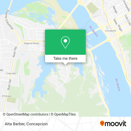 Alta Barber map