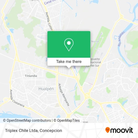 Mapa de Triplex Chile Ltda